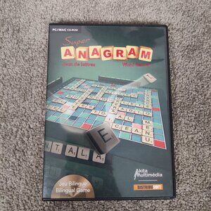 DistribuSOFT Akita Multimedia PC/MAC CD Super Anagram Word Games Play Fun Enjoy